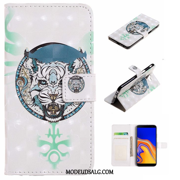 Samsung Galaxy J6+ Etui Cover Beskyttelse Lyserød Smuk Folio