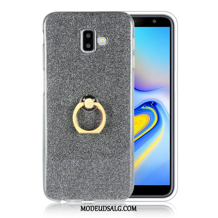 Samsung Galaxy J6+ Etui / Cover Hvid Silikone Ring Pulver