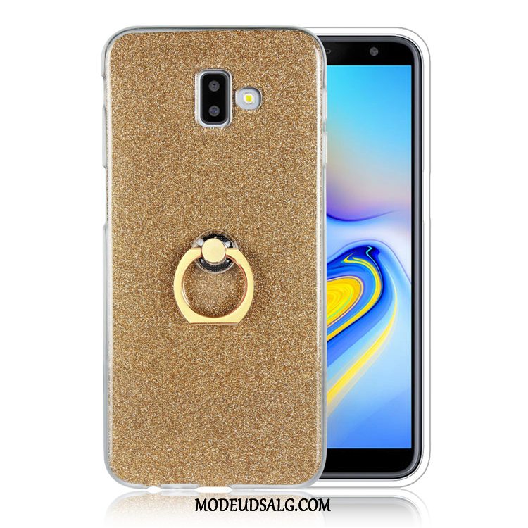 Samsung Galaxy J6+ Etui / Cover Hvid Silikone Ring Pulver