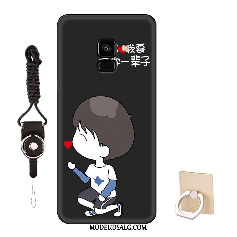 Samsung Galaxy J6 Etui / Cover Mode Sort Europa Beskyttelse Cartoon