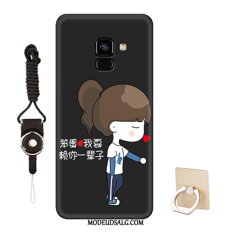 Samsung Galaxy J6 Etui / Cover Mode Sort Europa Beskyttelse Cartoon