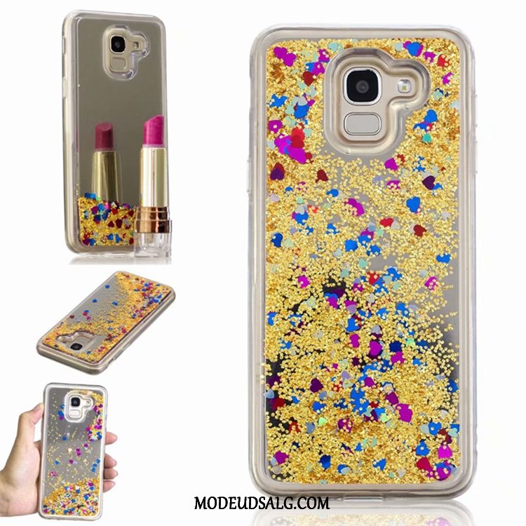 Samsung Galaxy J6 Etui Flydende Alt Inklusive Anti-fald Strass Cover