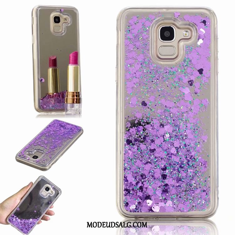 Samsung Galaxy J6 Etui Flydende Alt Inklusive Anti-fald Strass Cover