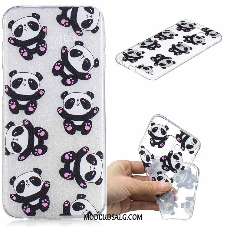 Samsung Galaxy J6+ Etui Gennemsigtig Blød Cartoon Beskyttelse Cover