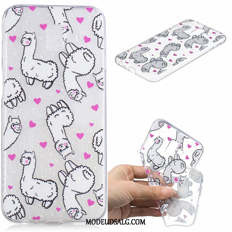 Samsung Galaxy J6+ Etui Gennemsigtig Blød Cartoon Beskyttelse Cover