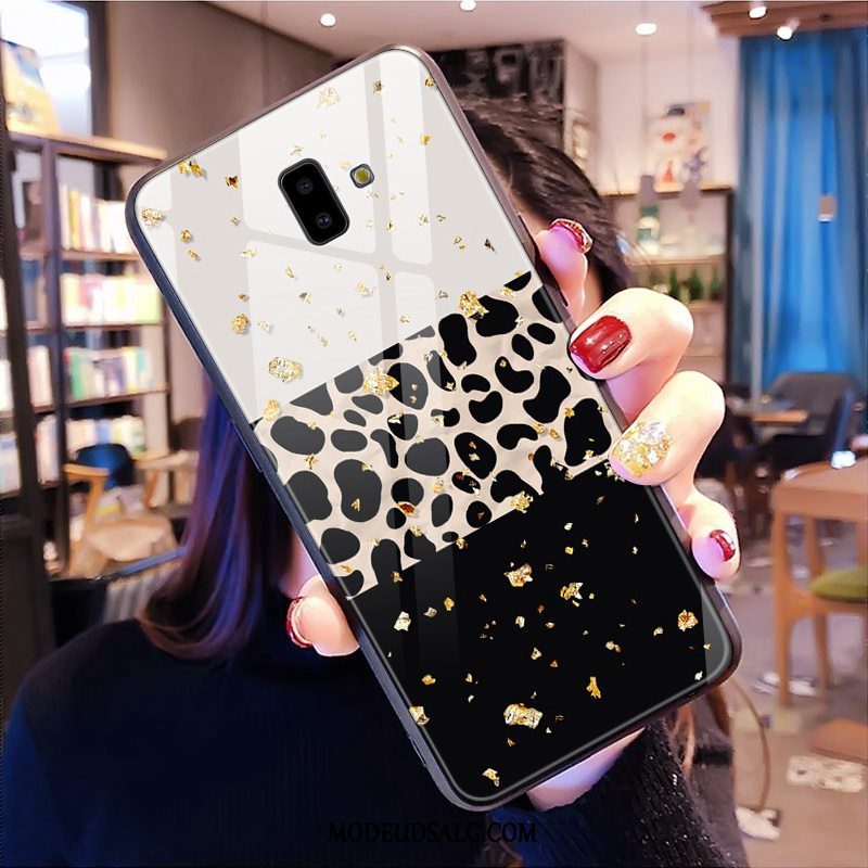 Samsung Galaxy J6+ Etui Glas Lyserød Cover Beskyttelse Pulver