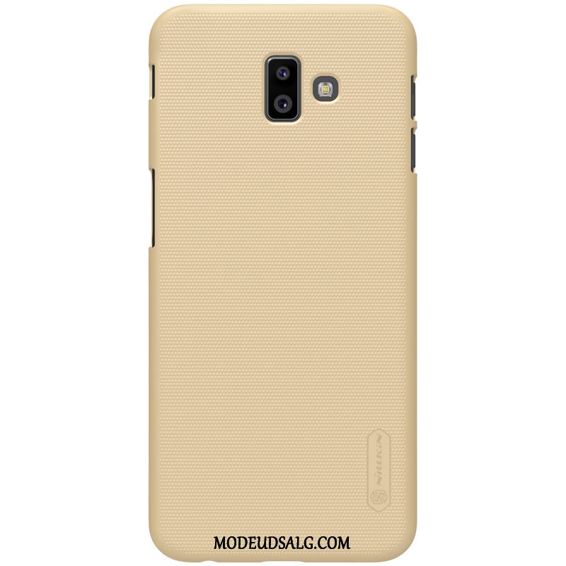 Samsung Galaxy J6+ Etui Guld Anti-fald Hård Beskyttelse Cover