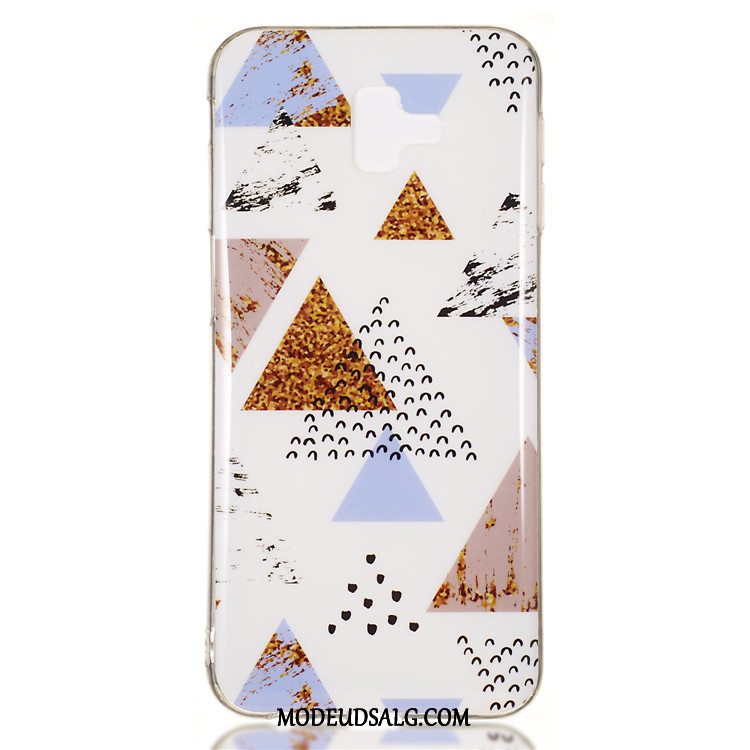 Samsung Galaxy J6+ Etui Hvid Beskyttelse Cover Stor