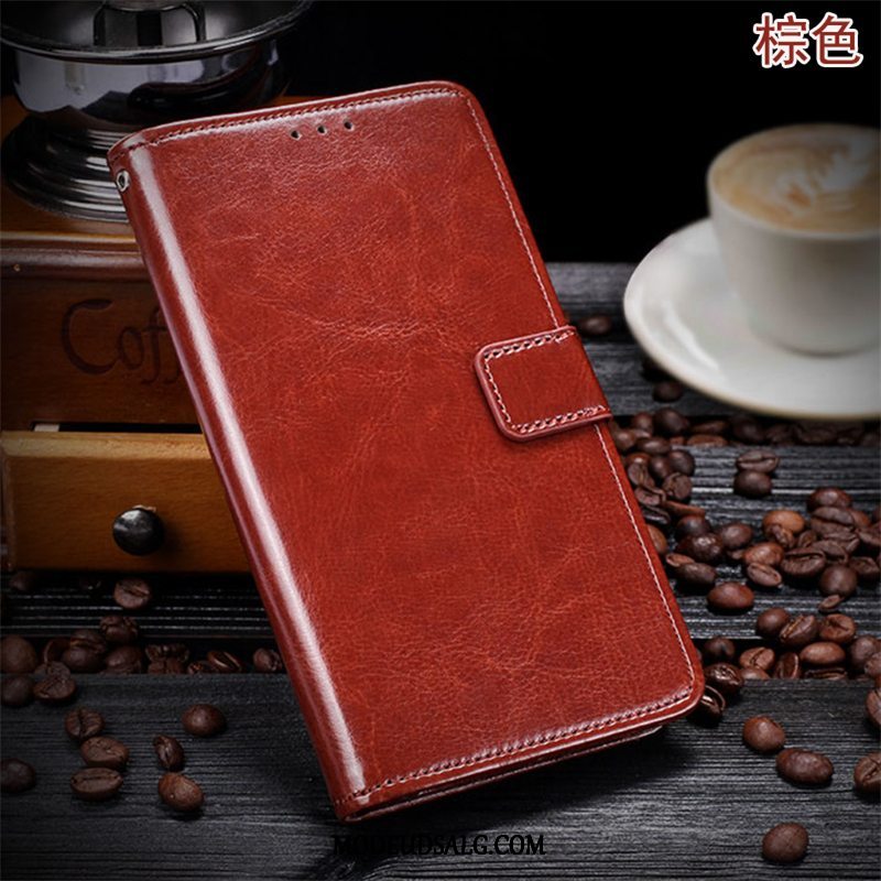 Samsung Galaxy M20 Etui Business Folio Ny Sort Cover