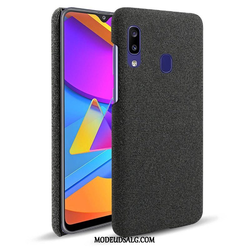 Samsung Galaxy M20 Etui / Cover Beskyttelse Rød Klud Mønster