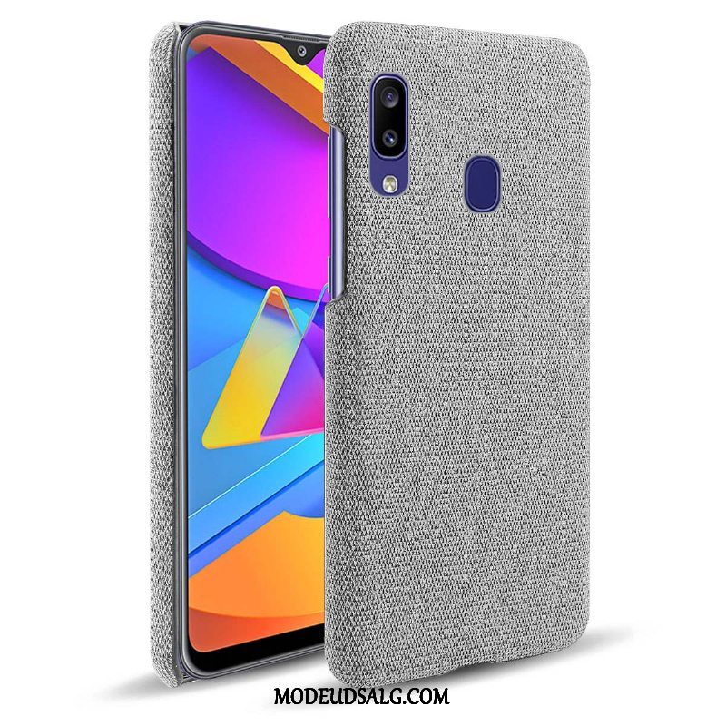 Samsung Galaxy M20 Etui / Cover Beskyttelse Rød Klud Mønster