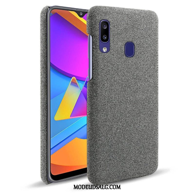 Samsung Galaxy M20 Etui / Cover Beskyttelse Rød Klud Mønster