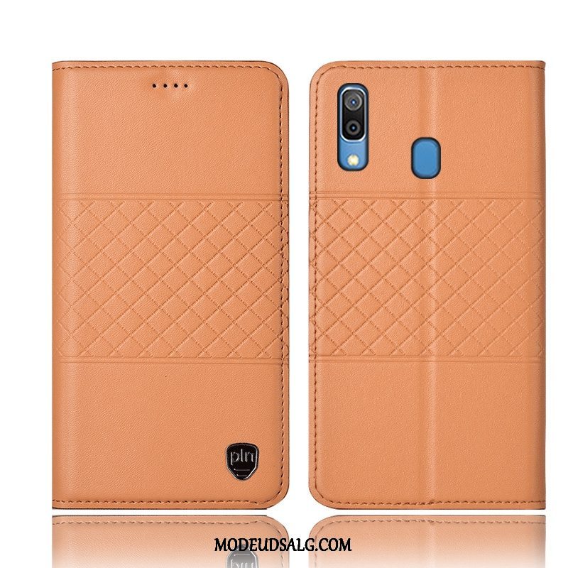 Samsung Galaxy M20 Etui / Cover Beskyttelse Sort Lædertaske Anti-fald