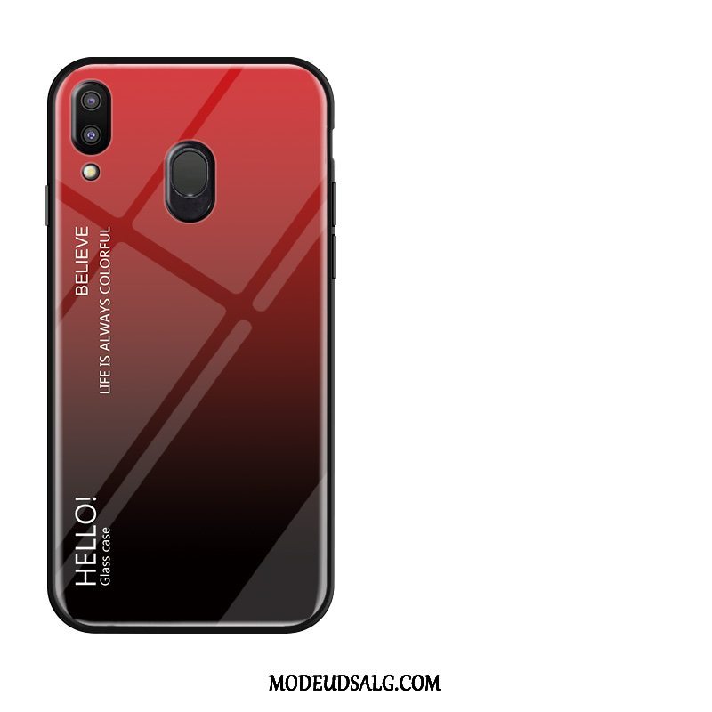 Samsung Galaxy M20 Etui / Cover Elskeren Beskyttelse Hård Net Red