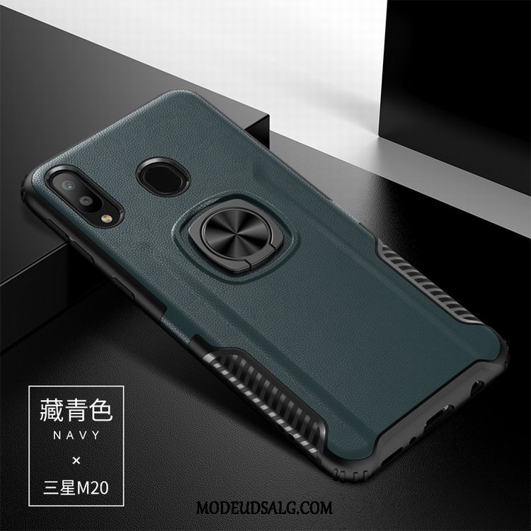 Samsung Galaxy M20 Etui / Cover Support Cyan Mønster Ride