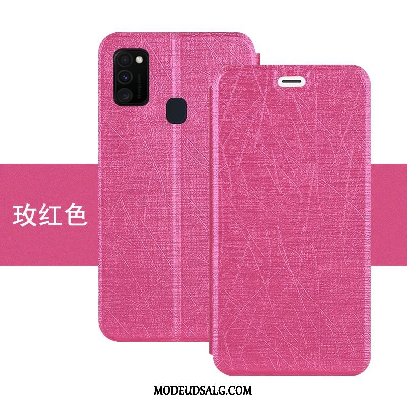 Samsung Galaxy M30s Etui Anti-fald Cover Beskyttelse Folio Lædertaske