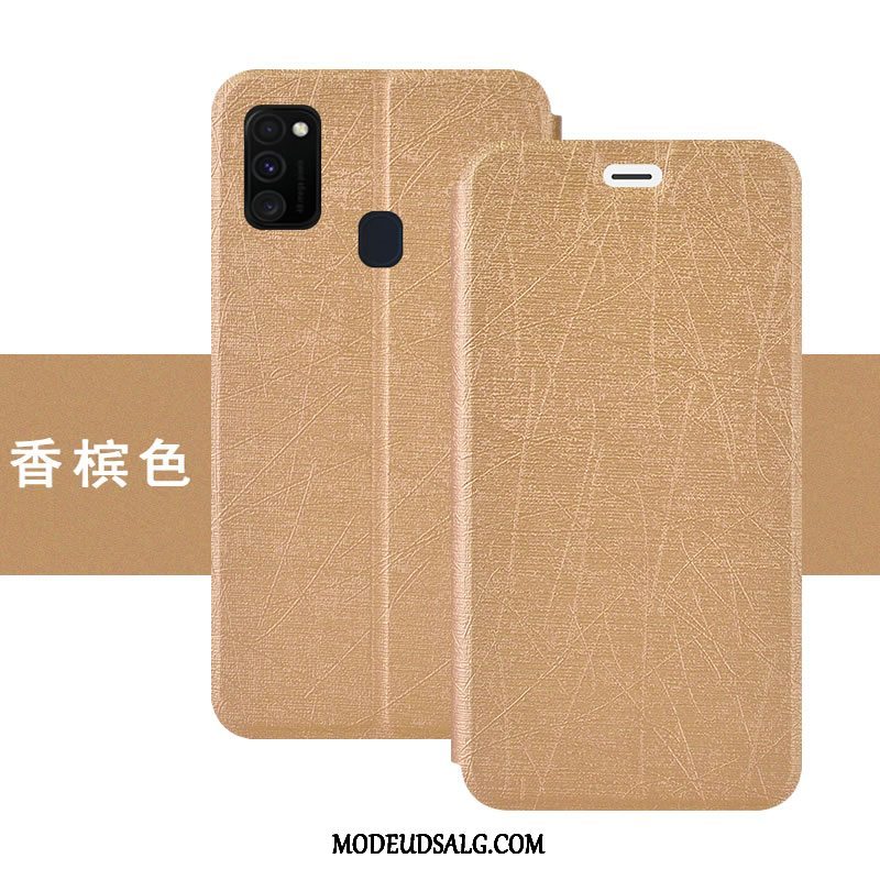 Samsung Galaxy M30s Etui Anti-fald Cover Beskyttelse Folio Lædertaske