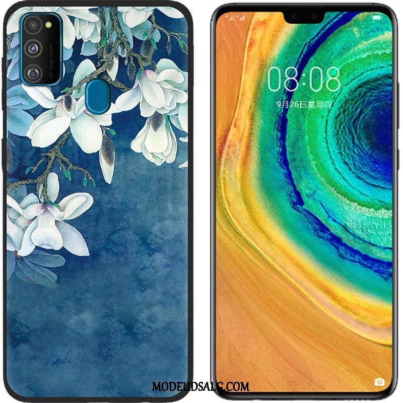 Samsung Galaxy M30s Etui Anti-fald Silikone Beskyttelse Blød Lyserød