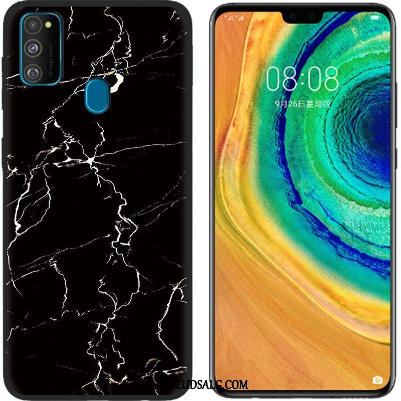 Samsung Galaxy M30s Etui Anti-fald Silikone Beskyttelse Blød Lyserød