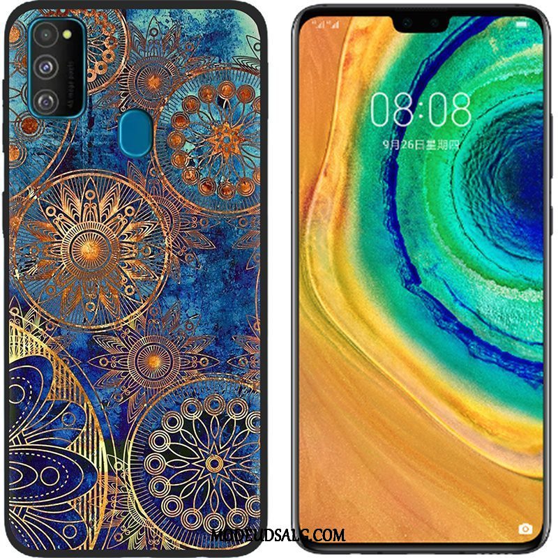 Samsung Galaxy M30s Etui Anti-fald Silikone Beskyttelse Blød Lyserød