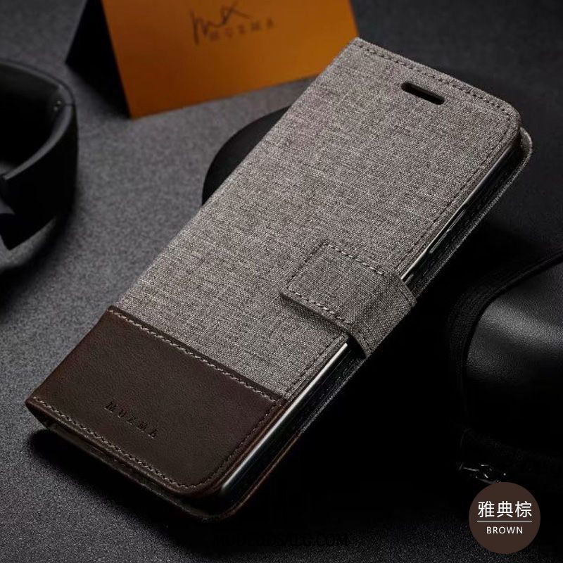 Samsung Galaxy M30s Etui / Cover Anti-fald Mønster Lædertaske Klud Folio