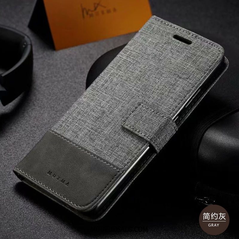 Samsung Galaxy M30s Etui / Cover Anti-fald Mønster Lædertaske Klud Folio