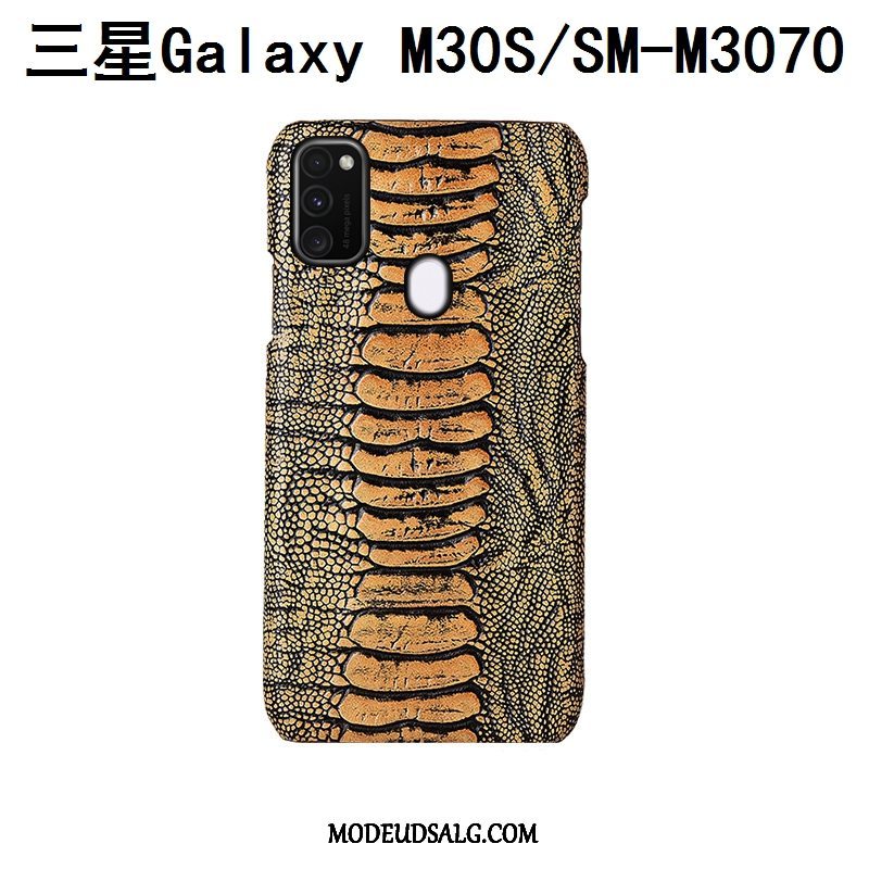 Samsung Galaxy M30s Etui / Cover Fugl Tilpas Beskyttelse Ægte Læder