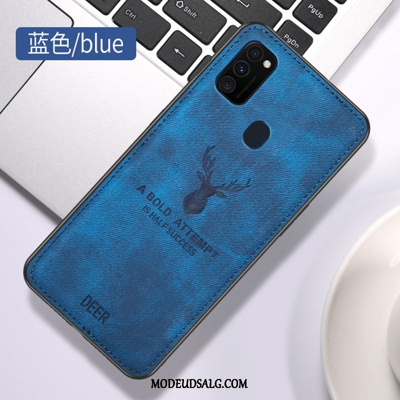 Samsung Galaxy M30s Etui Cover Klud Silikone Blød Trend