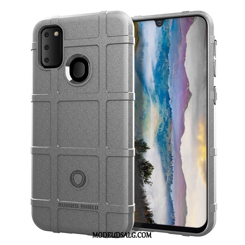 Samsung Galaxy M30s Etui / Cover Silikone Beskyttelse Trend Sort Kreativ