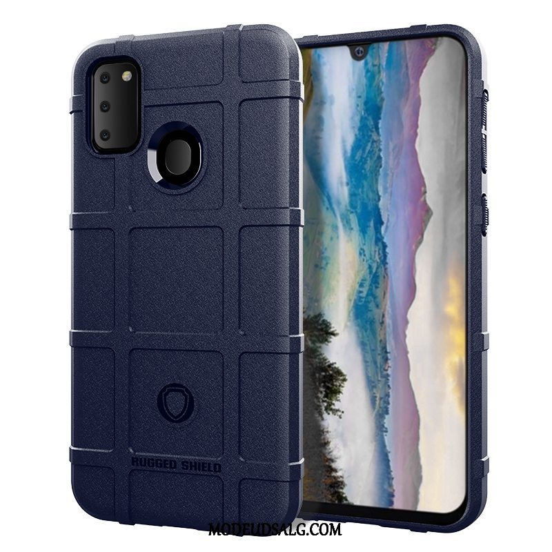 Samsung Galaxy M30s Etui / Cover Silikone Beskyttelse Trend Sort Kreativ