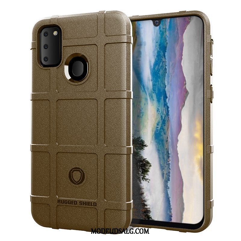 Samsung Galaxy M30s Etui / Cover Silikone Beskyttelse Trend Sort Kreativ