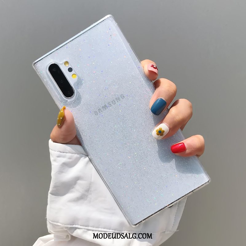 Samsung Galaxy Note 10+ Etui Blød Drømme Blå Simple Anti-fald