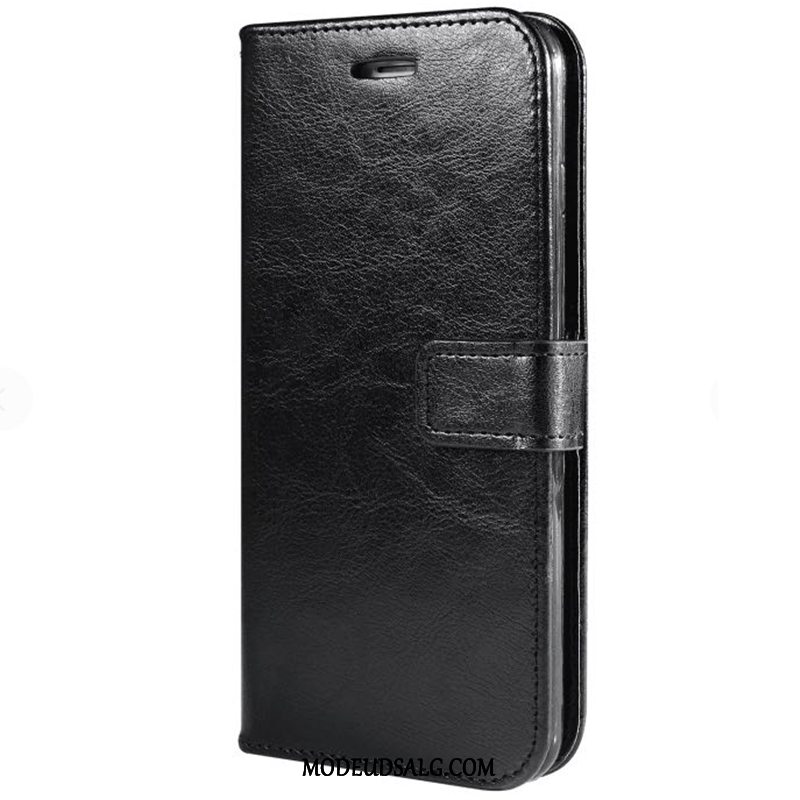 Samsung Galaxy Note 10 Etui / Cover Blå Business Clamshell Lædertaske Rød