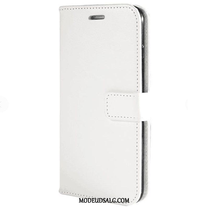 Samsung Galaxy Note 10 Etui / Cover Blå Business Clamshell Lædertaske Rød