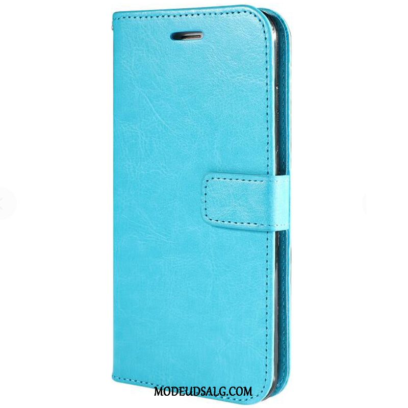 Samsung Galaxy Note 10 Etui / Cover Blå Business Clamshell Lædertaske Rød