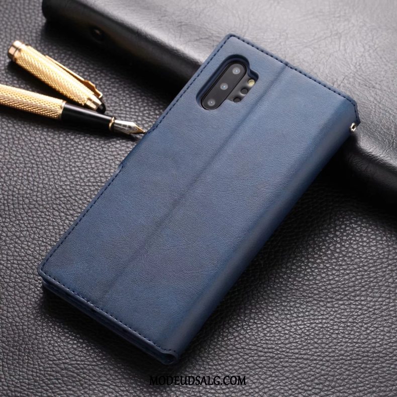 Samsung Galaxy Note 10+ Etui Silikone Beskyttelse Support Blød Korte