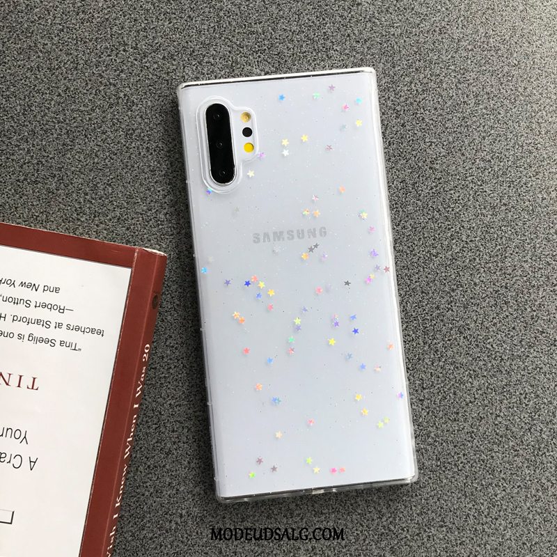 Samsung Galaxy Note 10+ Etui Stjerneklar Pulver Regnbue Blomster Hængende Ornamenter