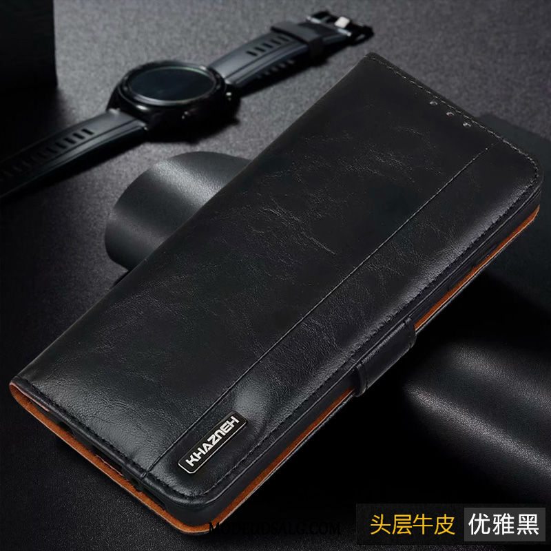 Samsung Galaxy Note 10 Lite Etui Beskyttelse Folio Blå Cover Lædertaske