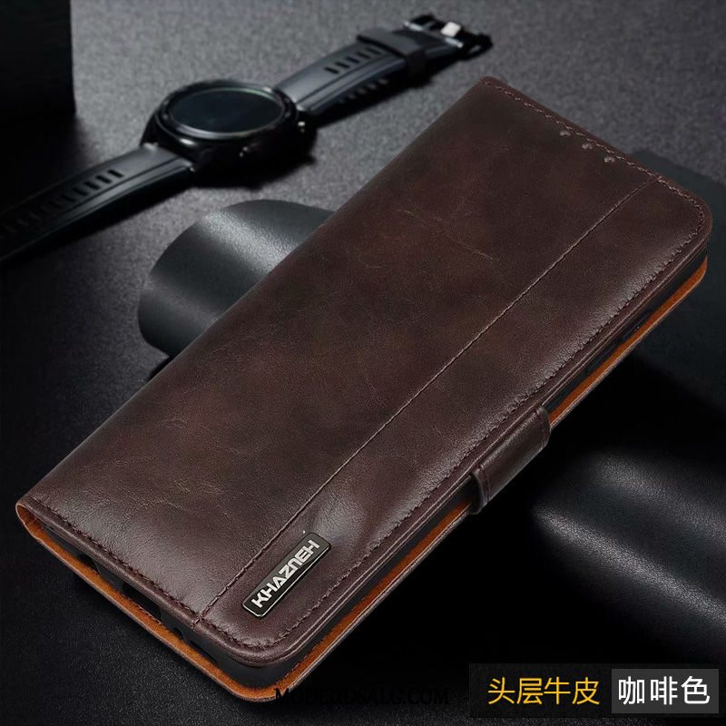 Samsung Galaxy Note 10 Lite Etui Beskyttelse Folio Blå Cover Lædertaske