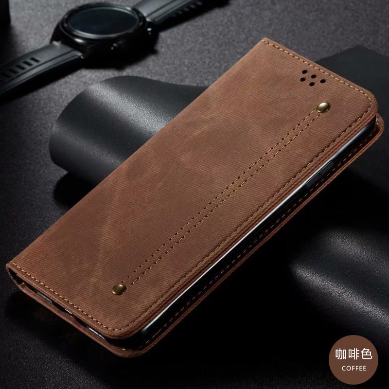 Samsung Galaxy Note 10 Lite Etui / Cover Folio Brun Anti-fald Mønster