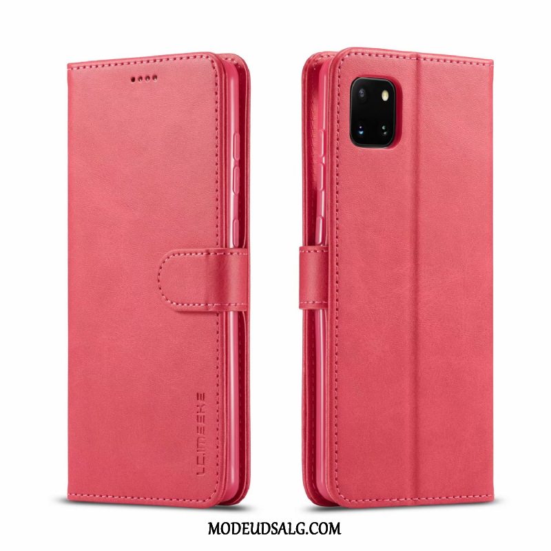 Samsung Galaxy Note 10 Lite Etui Lædertaske Beskyttelse Cover Gul