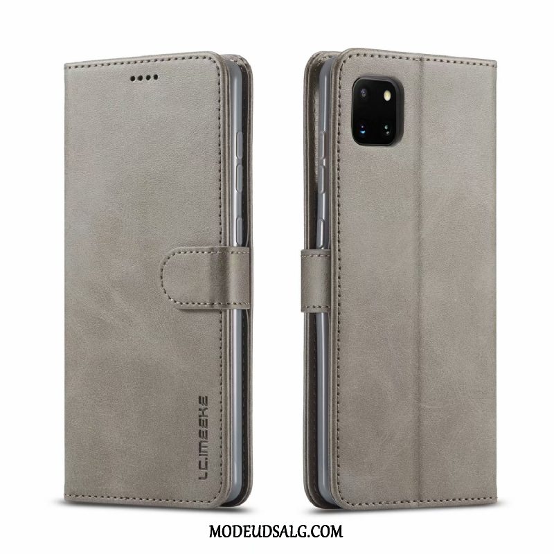 Samsung Galaxy Note 10 Lite Etui Lædertaske Beskyttelse Cover Gul