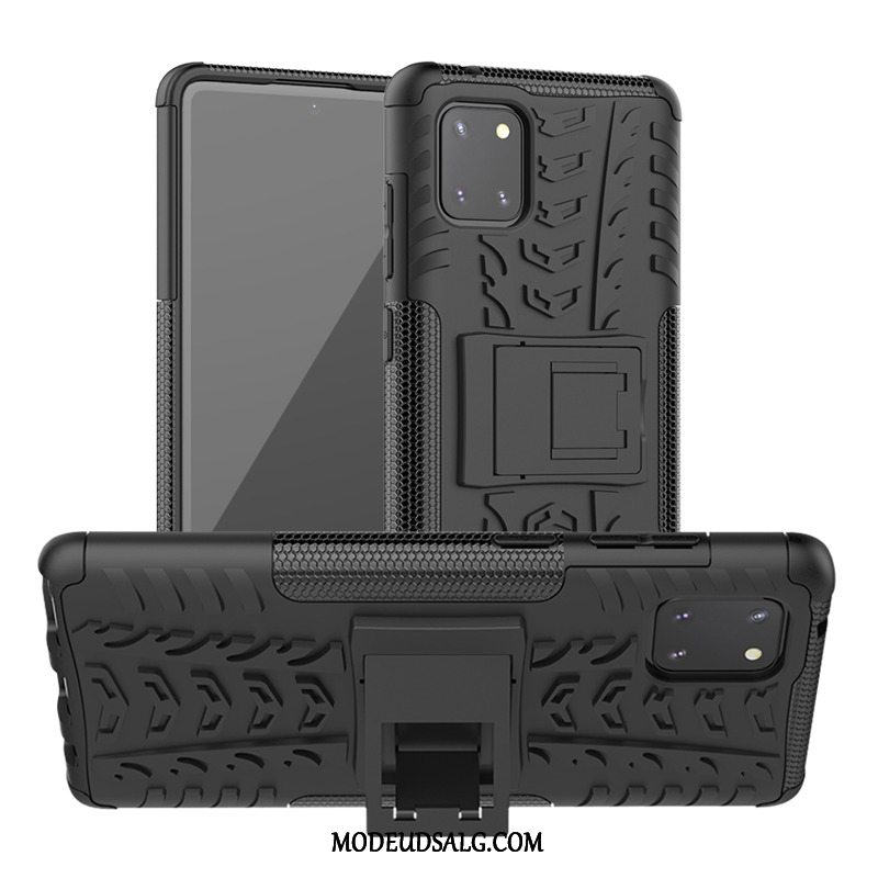 Samsung Galaxy Note 10 Lite Etui Nubuck Beskyttelse Grøn Hård Alt Inklusive