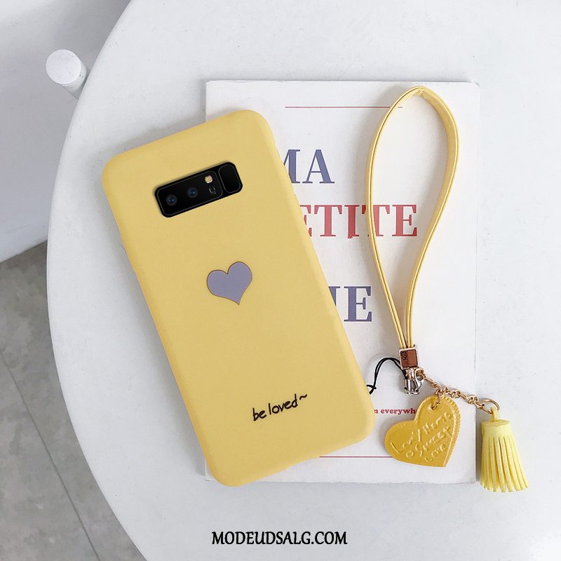 Samsung Galaxy Note 8 Etui Beskyttelse Cover Kærlighed Blød Rød