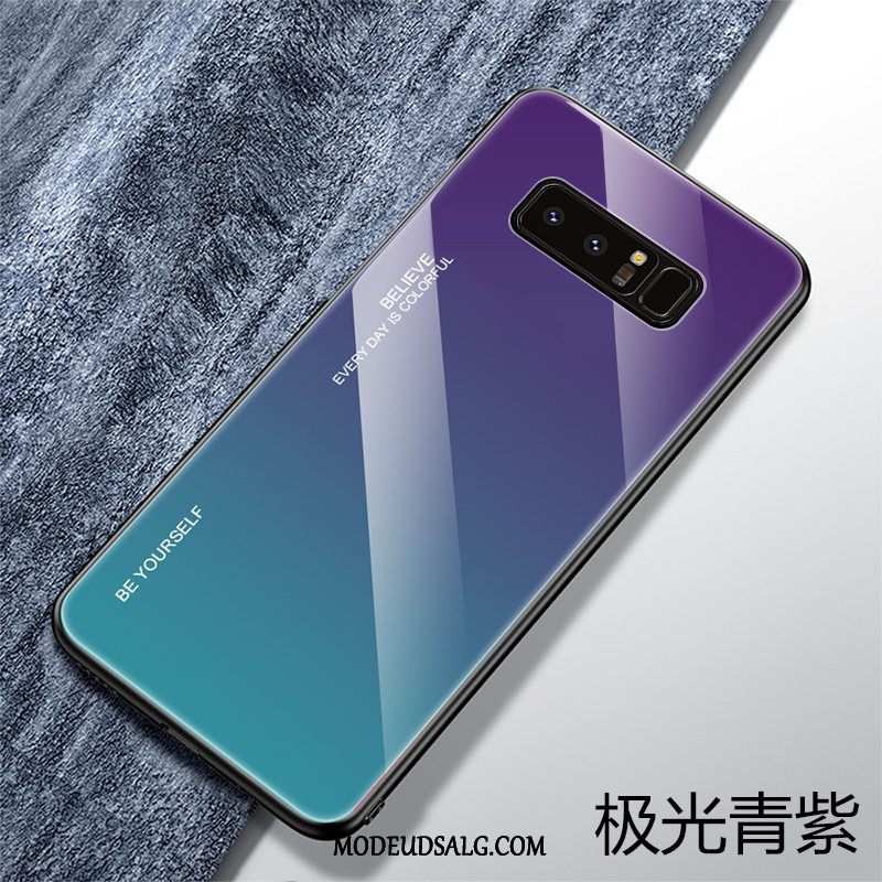 Samsung Galaxy Note 8 Etui Blød Tynd Cover Gradient Anti-fald