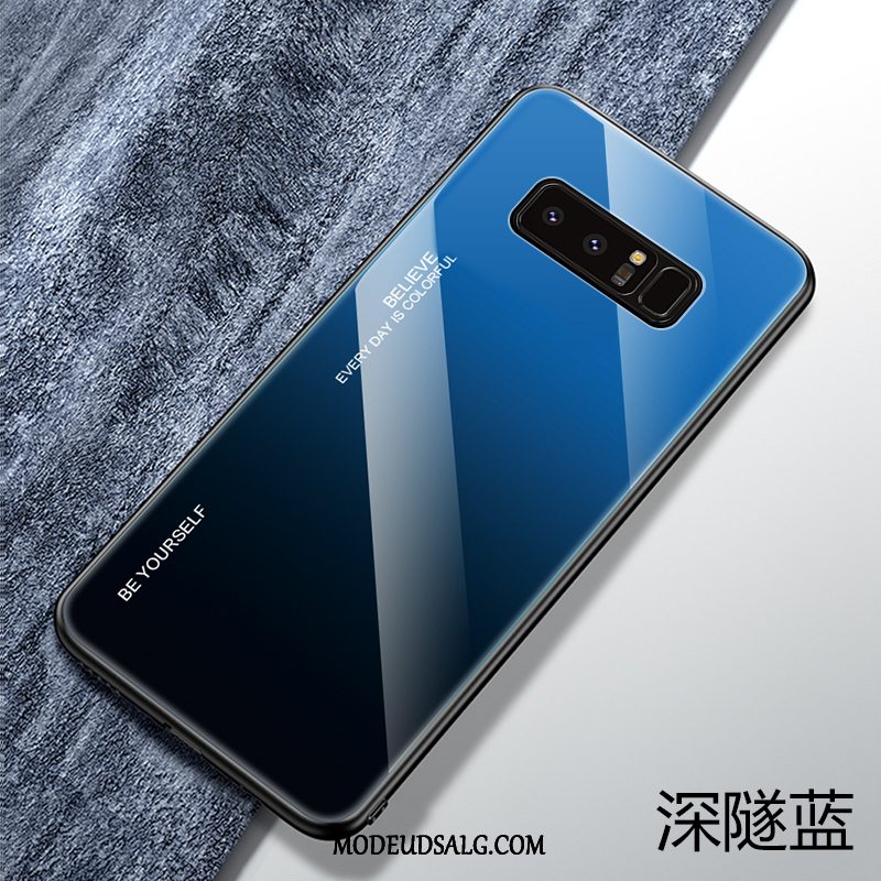 Samsung Galaxy Note 8 Etui Blød Tynd Cover Gradient Anti-fald