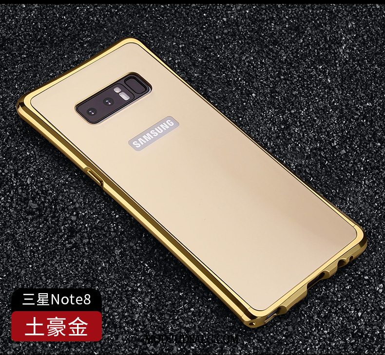 Samsung Galaxy Note 8 Etui / Cover Blå Anti-fald Trend Metal Cool