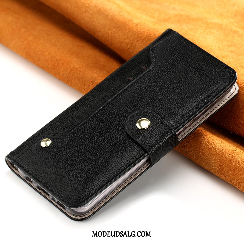 Samsung Galaxy Note 8 Etui / Cover Guld Ægte Læder Beskyttelse Anti-fald Folio