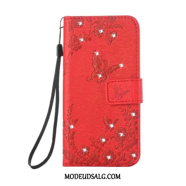 Samsung Galaxy Note 8 Etui Cover Hængende Ornamenter Tegnebog Folio Lilla