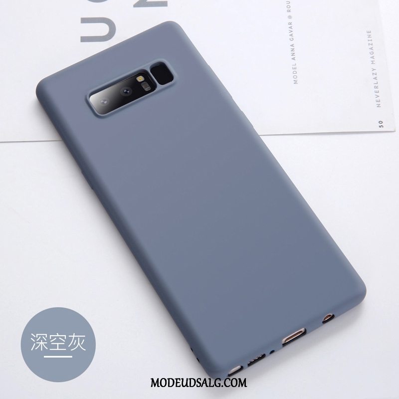 Samsung Galaxy Note 8 Etui / Cover Nubuck Ny Solid Farve Beskyttelse